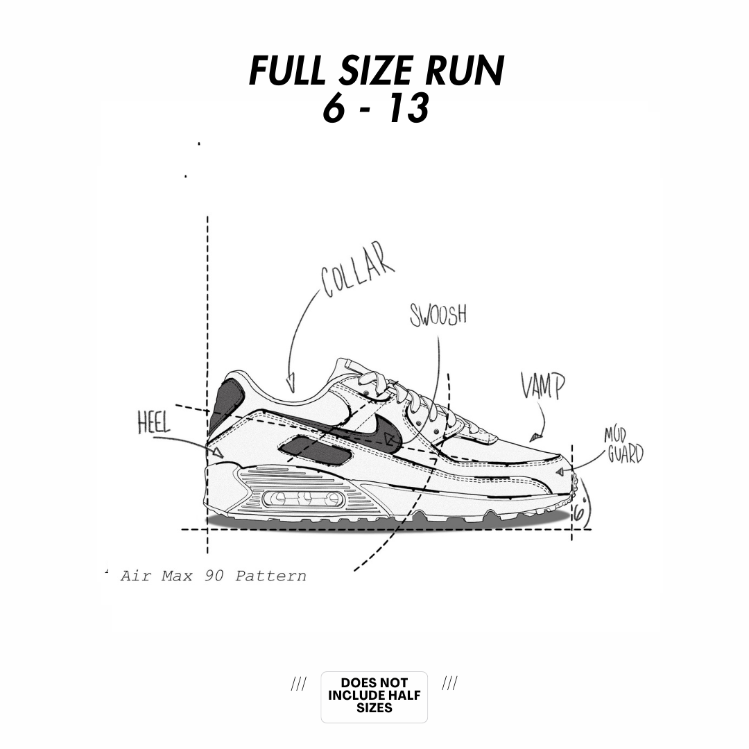 Air Max 90 Pattern: Full Size Run