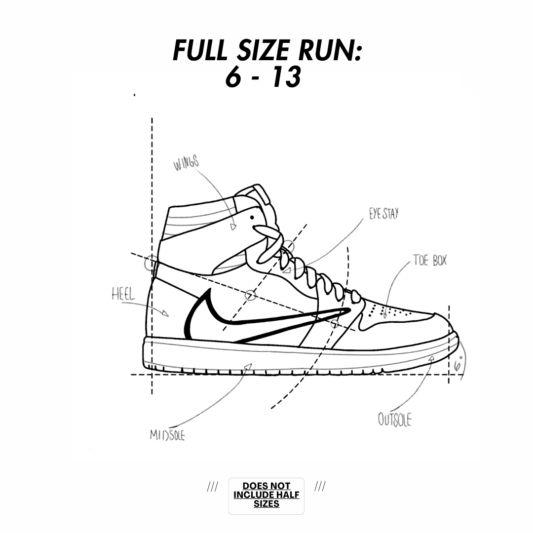 Air Jordan 1 Travis Scott High Pattern: Full Size Run – Bespoke Blueprint